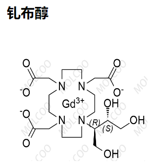 钆布醇   	138071-82-6  C18H31GdN4O9 