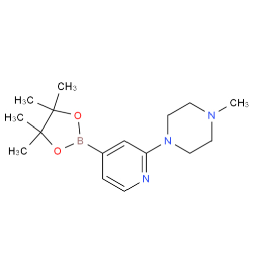 1-甲基-4-[5-(4,4,5,5-四甲基-1,3,2-二氧硼烷-2-YL)吡啶-2-YL]哌嗪