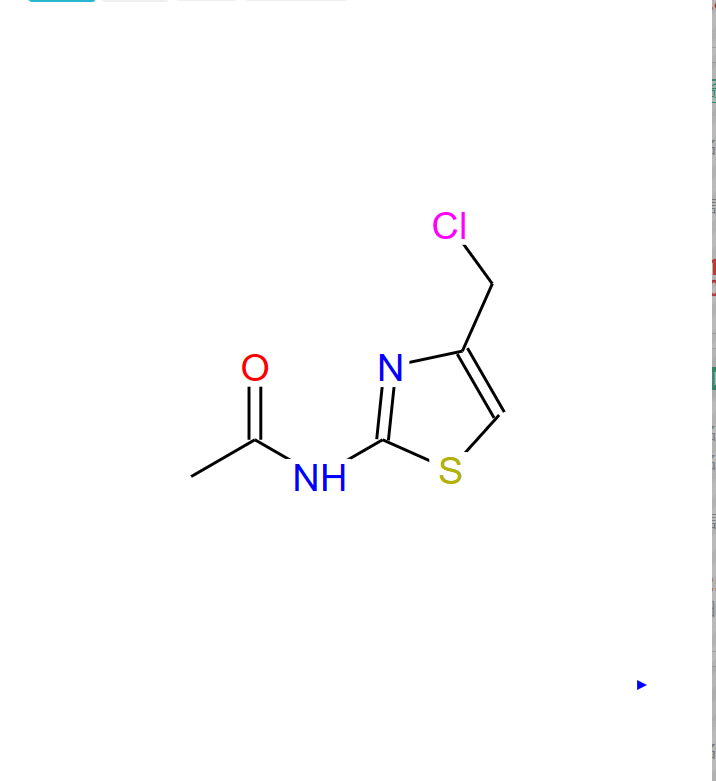 2 -乙酰氨基- 4-(氯甲基)-1,3-噻唑 7460-59-5