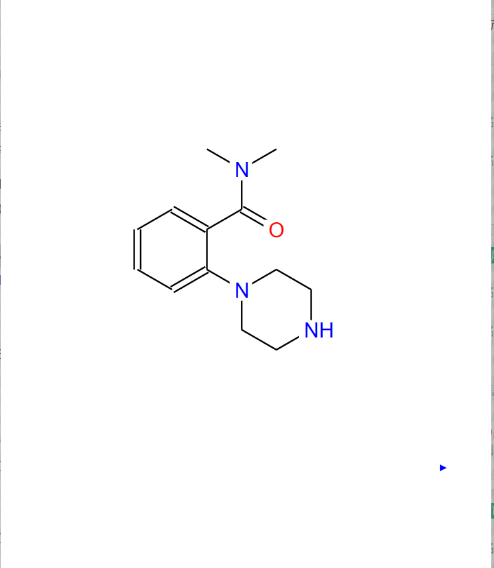 N,N'-二甲基-2-(哌嗪-1-基)苯甲酰胺草酸酯 494782-69-3