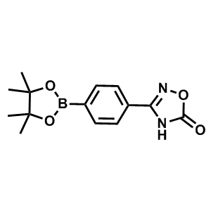 3-(4-(4,4,5,5-四甲基-1,3,2-二氧硼杂环戊烷-2-基)苯基)-1,2,4-恶二唑-5(4H)-酮 1454814-36-8