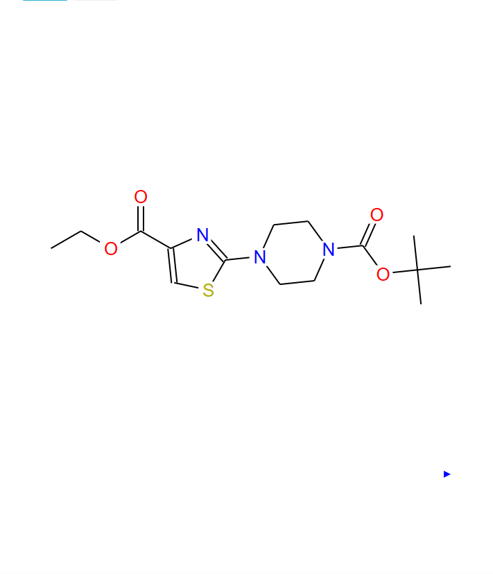 2-(4-(叔丁氧基羰基)哌嗪-1-基)噻唑-4-羧酸乙酯 867065-53-0
