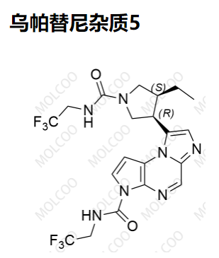 乌帕替尼杂质5   2715120-86-6   	C20H21F6N7O2 
