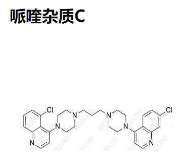 哌喹杂质C  	918879-09-1   	C29H32Cl2N6