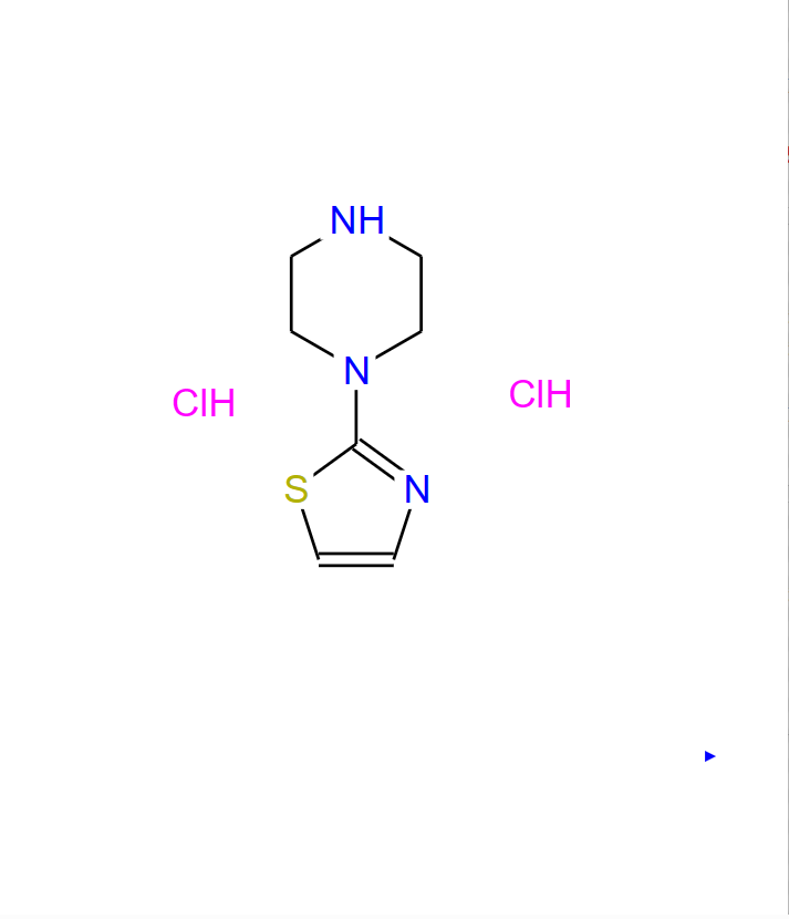 1-(噻唑-2-基)哌嗪二盐酸盐 492431-13-7