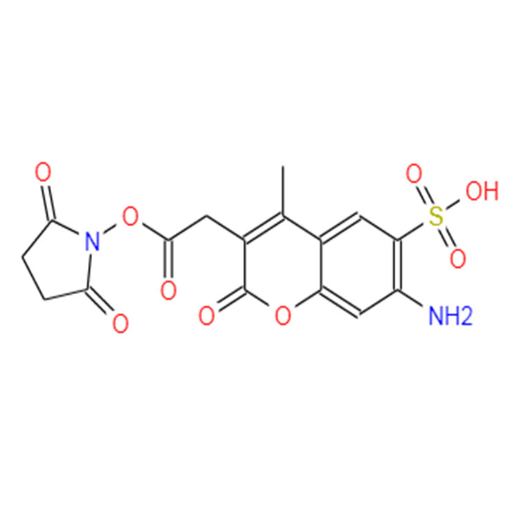 蓝色荧光染料 200554-19-4，AF350-NHS Ester，AF350琥珀酰亚胺酯
