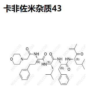 卡非佐米杂质43   C40H57N5O6 