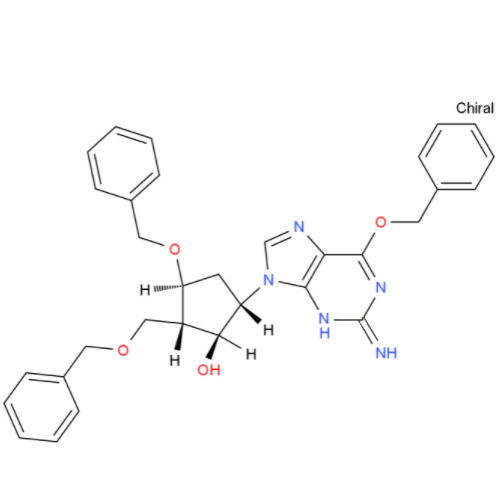 (1S,2S,3S,5S)-5-(2-氨基-6-苄氧基-9H-嘌呤-9-基)-3-苄氧基-2-苄氧基甲基环戊醇