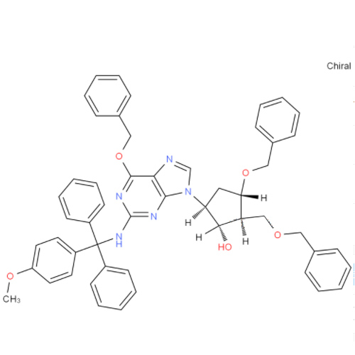 (2R,3S,5S)-3-苄氧基-5-[2-[[(4-甲氧基苯基)二苯基甲基]氨基]-6-苄氧基-9H-嘌呤-9-基]-2-苄氧基甲基环戊醇