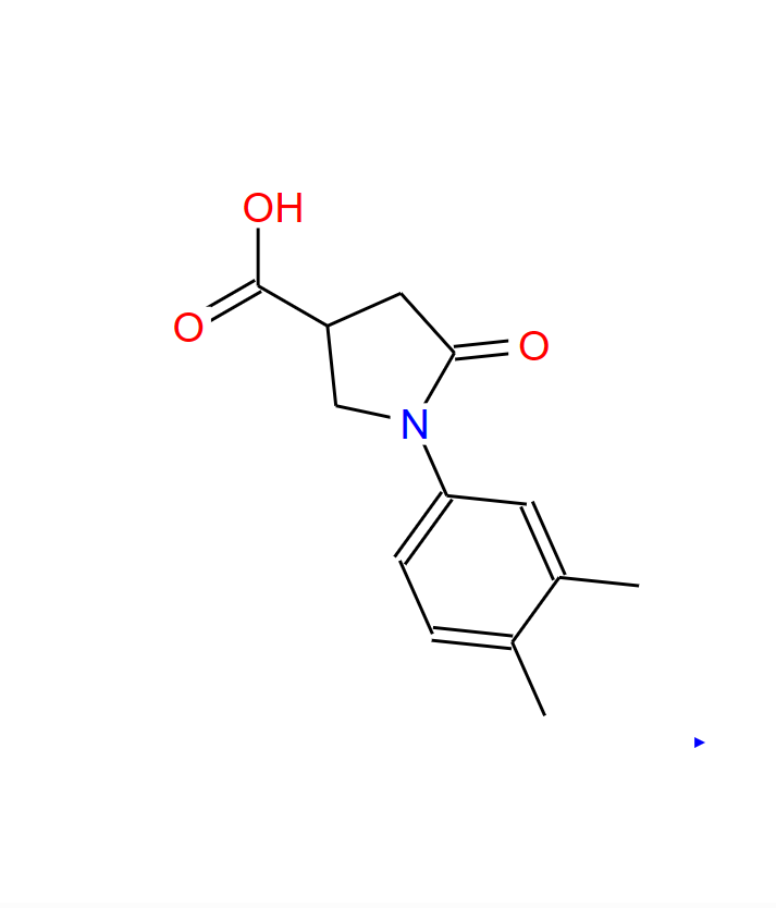 1-(3,4-二甲基-苯基)-5-氧代-吡咯烷-3-羧酸 63674-65-7