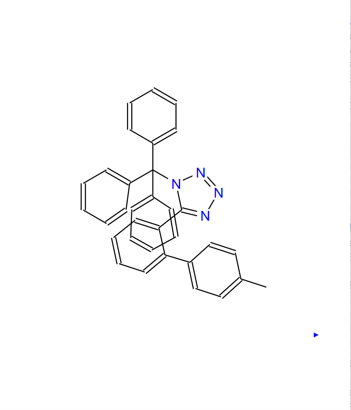 N-(三苯基甲基)-5-(4'-甲基联苯-2-基)四氮唑 124750-53-4