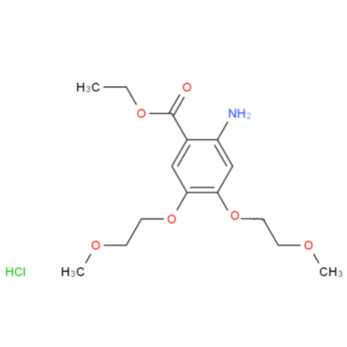 2-氨基-4,5-双(2-甲氧基乙氧基)苯甲酸乙酯盐酸盐