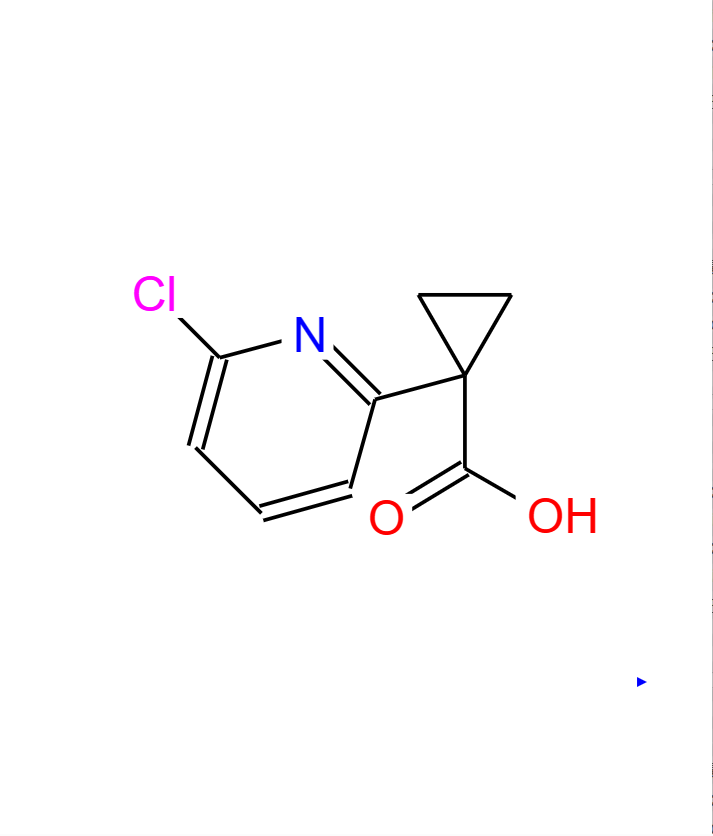 1-（6-氯吡啶-2-基）环丙烷-1-羧酸 1060811-76-8