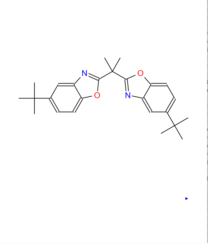 2，2'-丙烷-2，2-二基双（5-叔丁基）苯并恶唑  2738657-17-3
