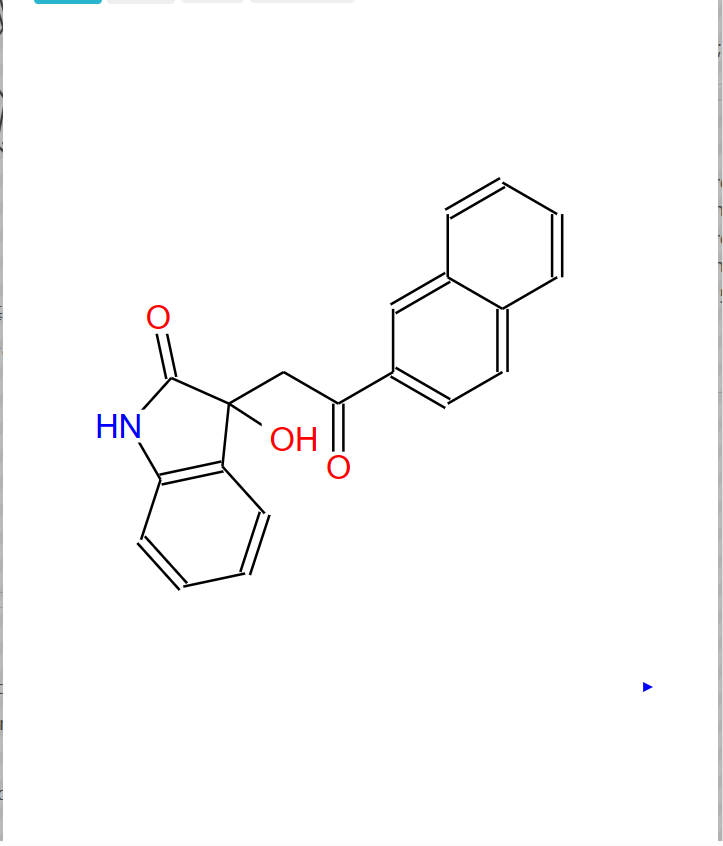 3-羟基-3-[2-（2-萘基）-2-氧代乙基]-1，3-二氢-2H-吲哚-2-酮 6765-52-2