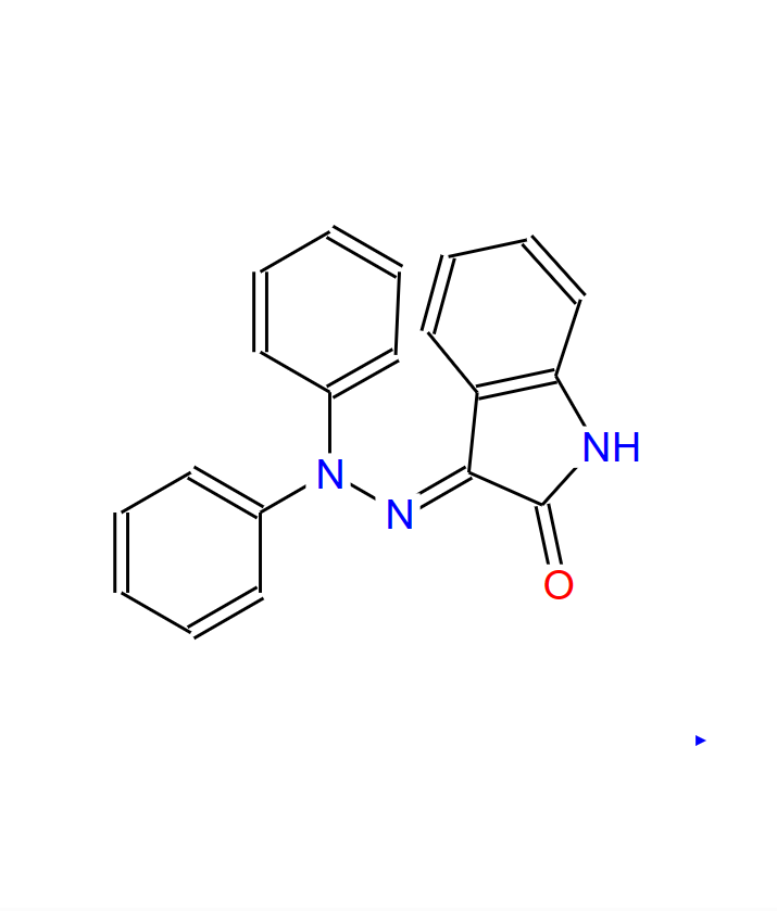 3-(2,2-二苯基腙基)吲哚啉-2-酮 95060-18-7