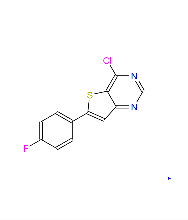 4-氯-6-(4-氟苯基)噻吩并[3,2-D]嘧啶 681260-56-0