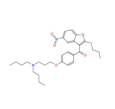(2-丁基-5-硝基-3-苯并呋喃基)[4-[3-(二丁基氨基)丙氧基]苯基]甲酮 141645-23-0