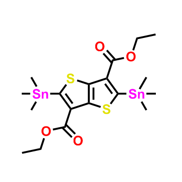 2,5-双(三甲基锡基)噻吩并[3,2-b]噻吩-3,6-二乙酯