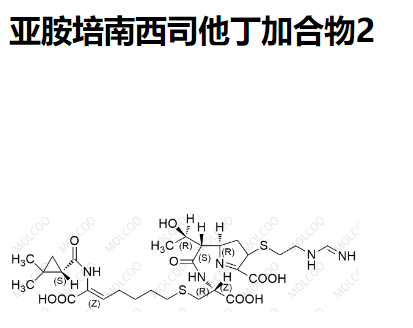亚胺培南西司他丁加合物2    C28H43N5O9S2 