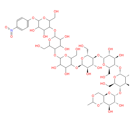 96597-16-9；4,6-亚乙基-对硝基苯-Α-D-麦芽七糖苷