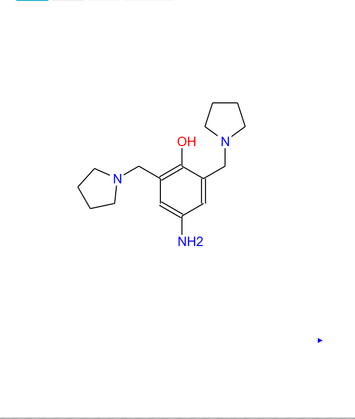 4-氨基-2，6-双（吡咯烷-1-基甲基）苯酚 85236-51-7