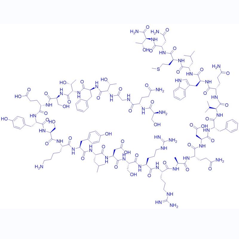 [Des-His1，Glu9]-Glucagon (1-29), amide  110084-95-2.png