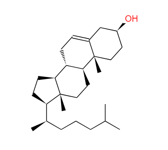 胆固醇；胆脂醇；异辛甾烯醇；胆甾-5-烯-3β-醇 57-88-5