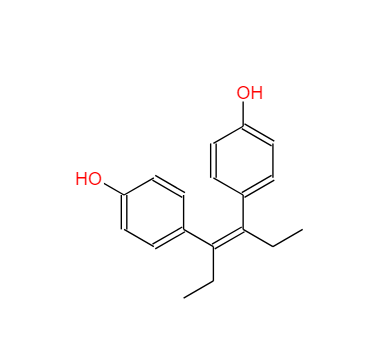己烯雌酚；(E)-3,4-双(4-羟苯基)3-亚己基 56-53-1