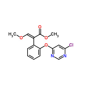 (E)-2-[2-(6-氯嘧啶-4-基氧)苯基]-3-甲氧基丙烯酸甲酯 杀菌剂 131860-97-4	