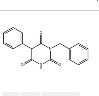 1-苄基-5-苯基巴比妥酸