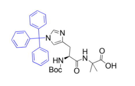 Boc-His(Trt)-Aib-OH