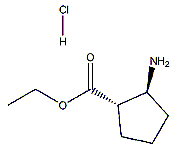 (1S,2S)-ethyl 2-aminocyclopentanecarboxylate hydrochloride