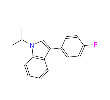 3-(4-氟苯基)-1-异丙基-1H-吲哚 93957-49-4