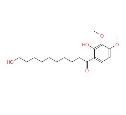 6-(10-羟基癸酰基)-2,3-二甲氧基-5-甲酚 104966-97-4