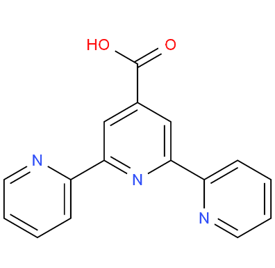 2,2':6',2"-三联吡啶-4-甲酸   4'-carboxyl-2,2':6',2''-terpyridine  148332-36-9   克级供货，可按客户需求分装 