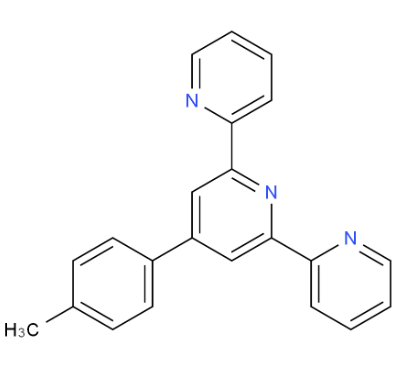 4'-(4-甲基苯基)-2,2':6',2"-三联吡啶 4'-(4-Methylphenyl)-2,2':6',2''-terpyridine   89972-77-0 公斤级供货，可按需分装 