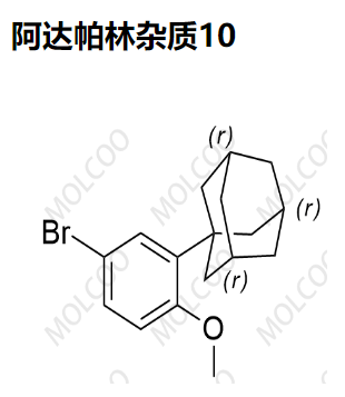 阿达帕林杂质10  	104224-63-7  C17H21BrO 