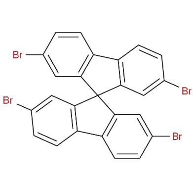 2,2',7,7'-四溴-9,9'-螺二芴  2,2',7,7'-Tetrabromo-9,9'-spirobifluorene   公斤级供货，可按需分装