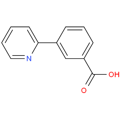 3-吡啶-2-苯甲酸   3-(2-Pyridinyl)-benzoic acid   4467-07-6 量大需定制，可按需分装