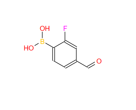 2-氟-4-甲酰基苯硼酸 871126-22-6
