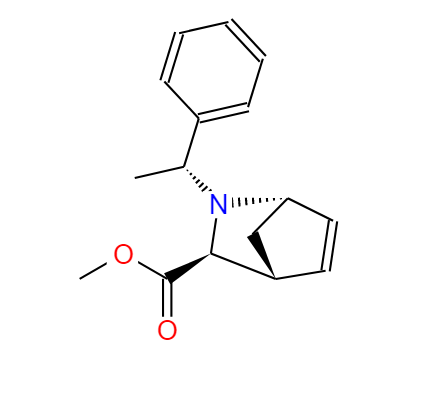 (1S,3S,4R)-2-((1R)-1-苯基乙基)-2-氮杂双环[2.2.1]庚-5-烯-3-羧酸甲酯 130194-96-6