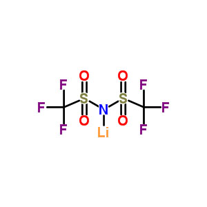 NN-双(三氟甲磺酰)亚胺锂 锂电池电解液 90076-65-6