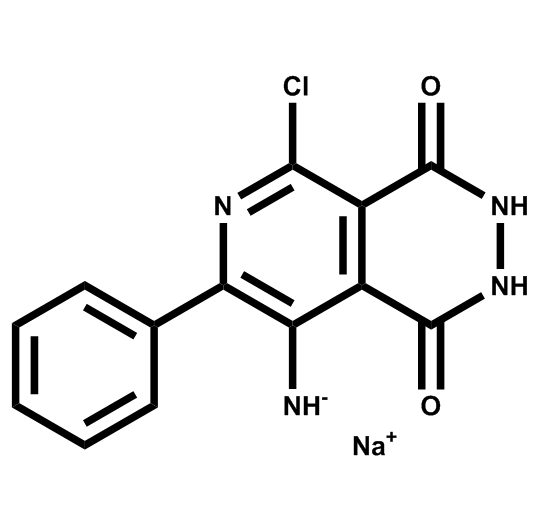 8-氨基-5-氯-7-苯基-2,3-二氢吡啶并[3,4-d]哒嗪-1,4-二酮钠盐