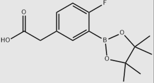 2-(4-氟-3-(4,4,5,5-四甲基-1,3,2-二氧硼戊烷-2-基)苯基)乙酸
