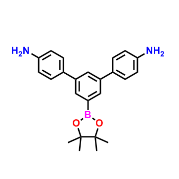 5-(4,4,5,5-四甲基-1,3,2-二氧杂硼-2-基)-[1,1':3',1''-三联苯]-4,4''-二胺