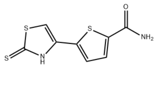 2-甲酰胺-5-(2-巯基-1,3-噻唑-4-基)-噻吩