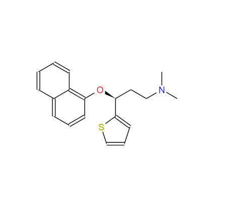 S-(+)-N,N-二甲基-3-(1-萘氧基)-3-(2-噻吩)-丙胺 132335-46-7