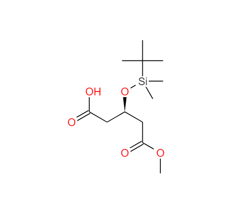 (3R)-3-叔丁基二甲基硅氧基戊二酸单甲酯 109744-49-2