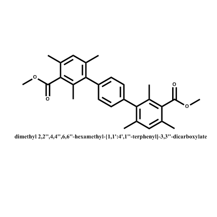 [1,1':4',1"-三联苯]-3,3"-二羧酸，2,2",4,4",6,6"-六甲基-,3,3"-二甲酯